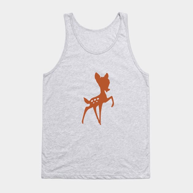 minimalist Bambi Tank Top by PWCreate